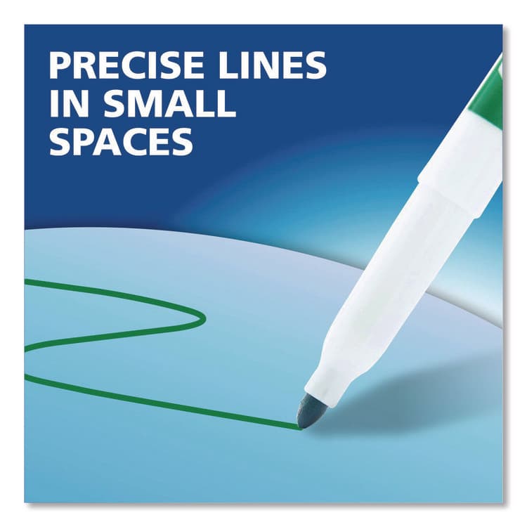 SANFORD Low Odor Dry Erase Vibrant Color Markers, Fine Bullet Tip, Assorted Colors, 36/Pack (SAN2138424A) thumbnail 2