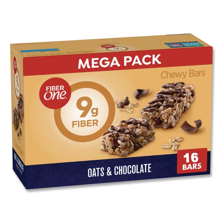 GENERAL MILLS Chewy Bars, Oats and Chocolate, 1.4 oz, 16/Box (GNM14562)