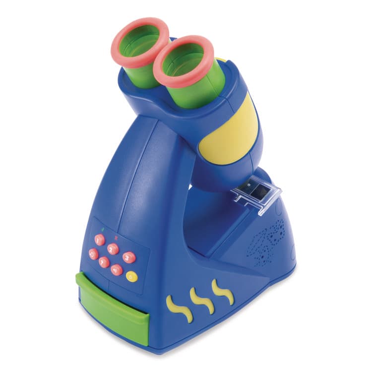 EDUCATIONAL INSIGHTS, GeoSafari Jr. Talking Microscope, Ages 3 and Up, 5x Magnification, Blue (EII8801) thumbnail 3