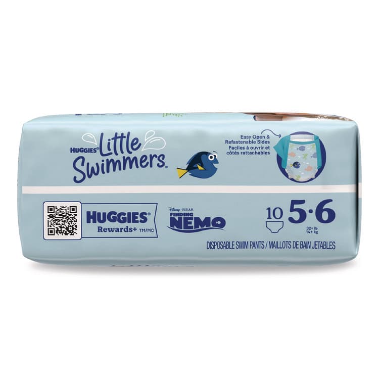 KIMBERLY CLARK Little Swimmers, Size 5-6, 32 lbs and Up, 10/Pack, 8 Packs/Carton (KCM18345) thumbnail 4