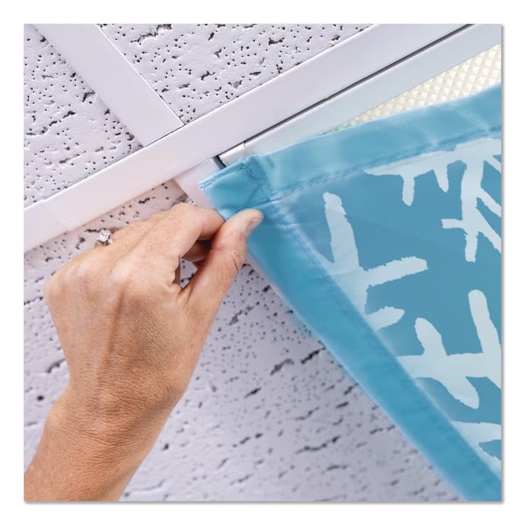 EDUCATIONAL INSIGHTS, Fluorescent Light Filter Covers, Rectangular, Seasonal Designs, Blue, 3 Covers (EII1233) thumbnail 2