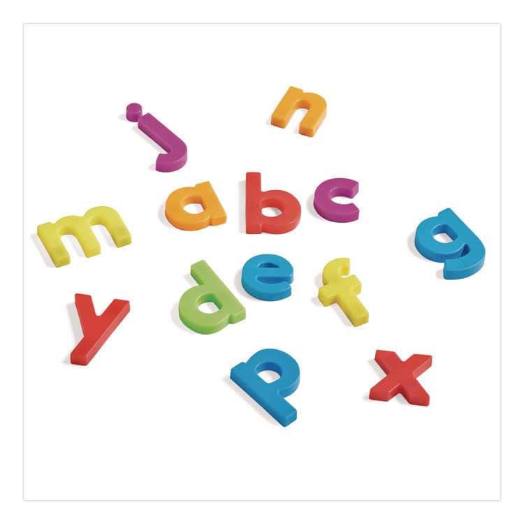 LEARNING RESOURCES Rainbow Lowercase Magnetic Letters, 1.5" Tall, Assorted Color Characters, 6 Sets of 42 Pieces (HDM96160) thumbnail 4