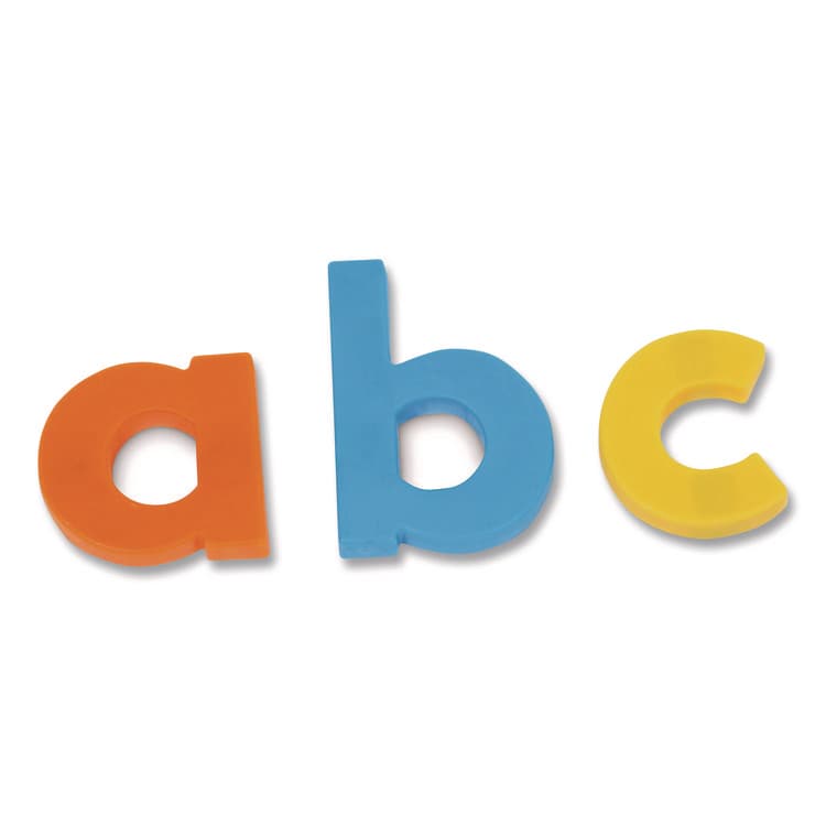 LEARNING RESOURCES Jumbo Lowercase Magnetic Letters, 1.5" Tall, Assorted Color Characters, 40 Pieces (LRNLER0451) thumbnail 4