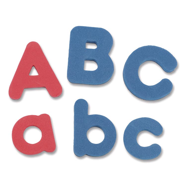 LEARNING RESOURCES Soft Foam Magnetic Learning Letters, 1.5" Tall, Assorted Color Characters, 104 Pieces (LRNLER6304) thumbnail 4