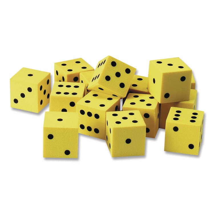LEARNING RESOURCES Soft Foam Dot Dice, Grades Pre-K to 1, 200 Pieces (LRNLER6351) thumbnail 3