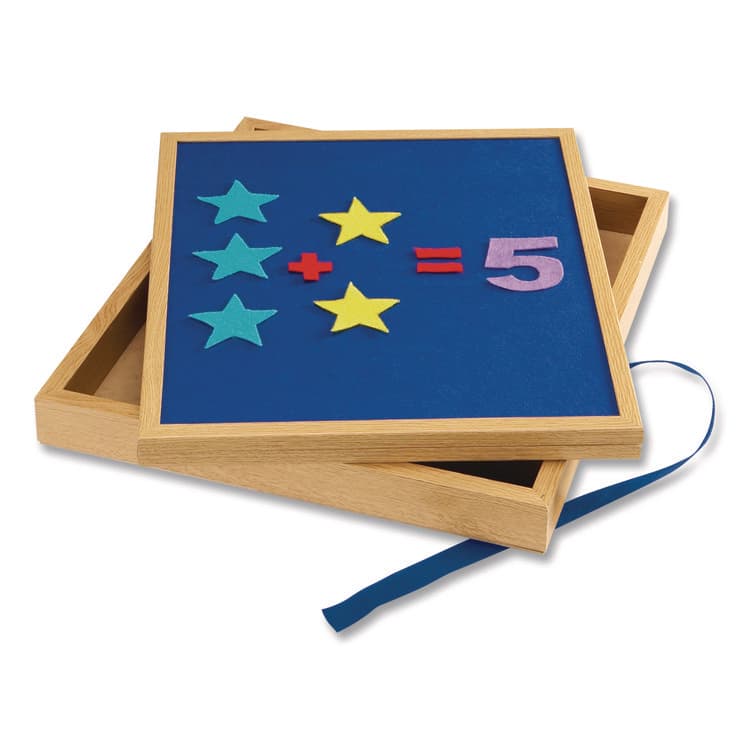 LEARNING RESOURCES Double-Sided Tabletop Easel, 15.75" x 17.5", White/Blue Surface (LRNLER7286) thumbnail 2