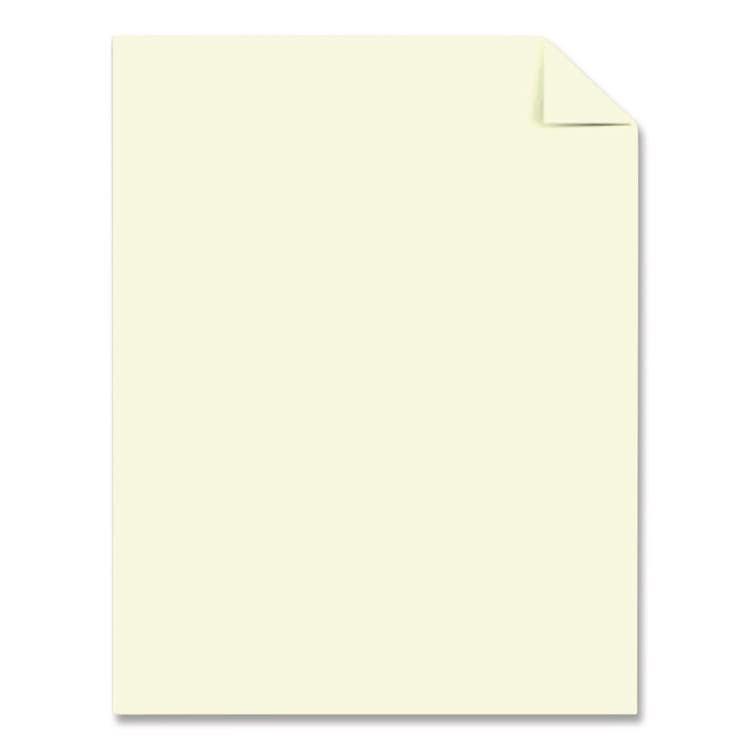 NEENAH PAPER Exact Vellum Bristol Cover Stock, 67 lb Bristol Weight, 8.5 x 11, Yellow, 100/Pack (GPC8133882338) thumbnail 2