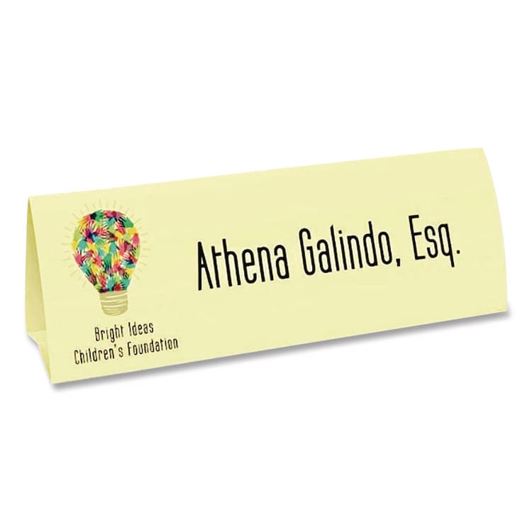 NEENAH PAPER Exact Vellum Bristol Cover Stock, 67 lb Bristol Weight, 8.5 x 11, Yellow, 100/Pack (GPC8133882338) thumbnail 4