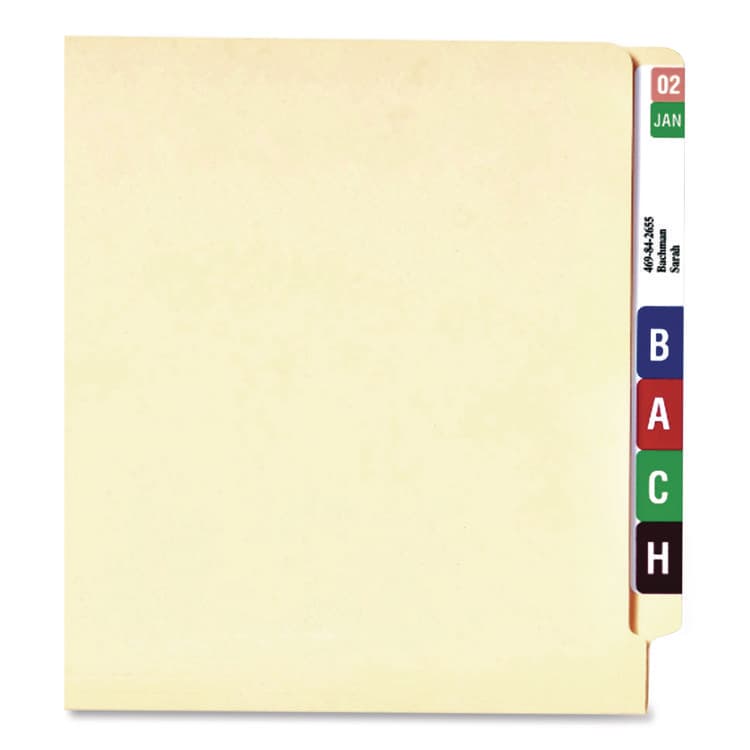 SMEAD MANUFACTURING CO. Color-Coded Smartstrip Refill Label Forms, Laser Printer, Assorted, 1.5 x 7.5, White, 250/Pack (SMD66004) thumbnail 4