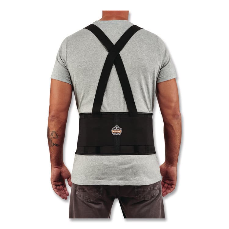 ERGODYNE CORPORATION ProFlex 1650 Economy Elastic Back Support Brace, Large, 34" to 38" Waist, Black (EGO11094) thumbnail 3