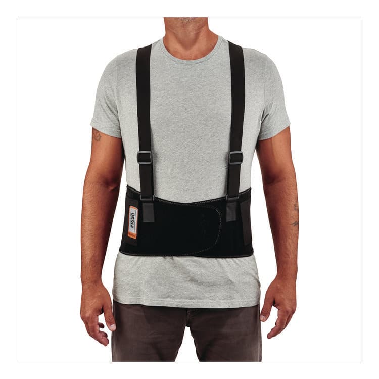 ERGODYNE CORPORATION ProFlex 1650 Economy Elastic Back Support Brace, 2X-Large, 42" to 46" Waist, Black (EGO11096) thumbnail 2