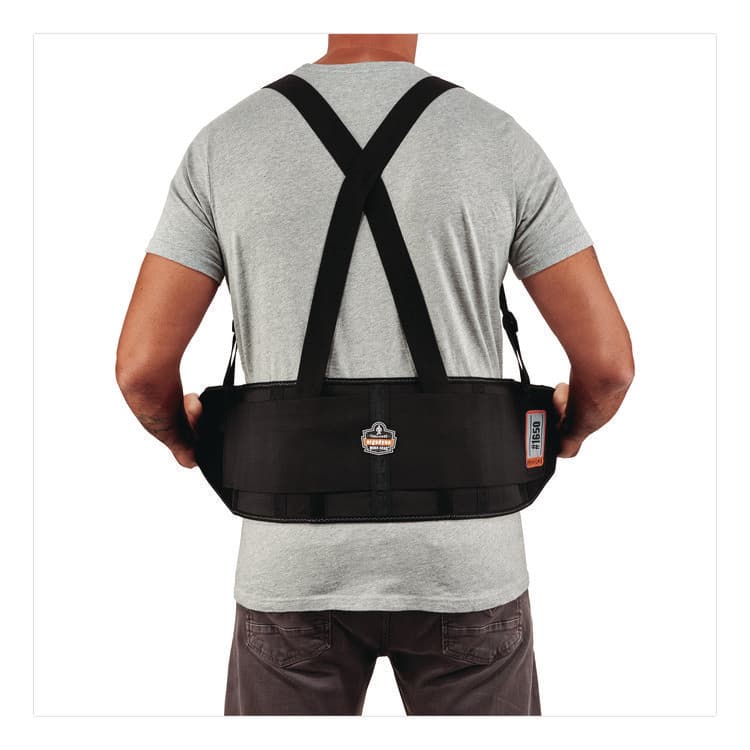 ERGODYNE CORPORATION ProFlex 1650 Economy Elastic Back Support Brace, 2X-Large, 42" to 46" Waist, Black (EGO11096) thumbnail 4