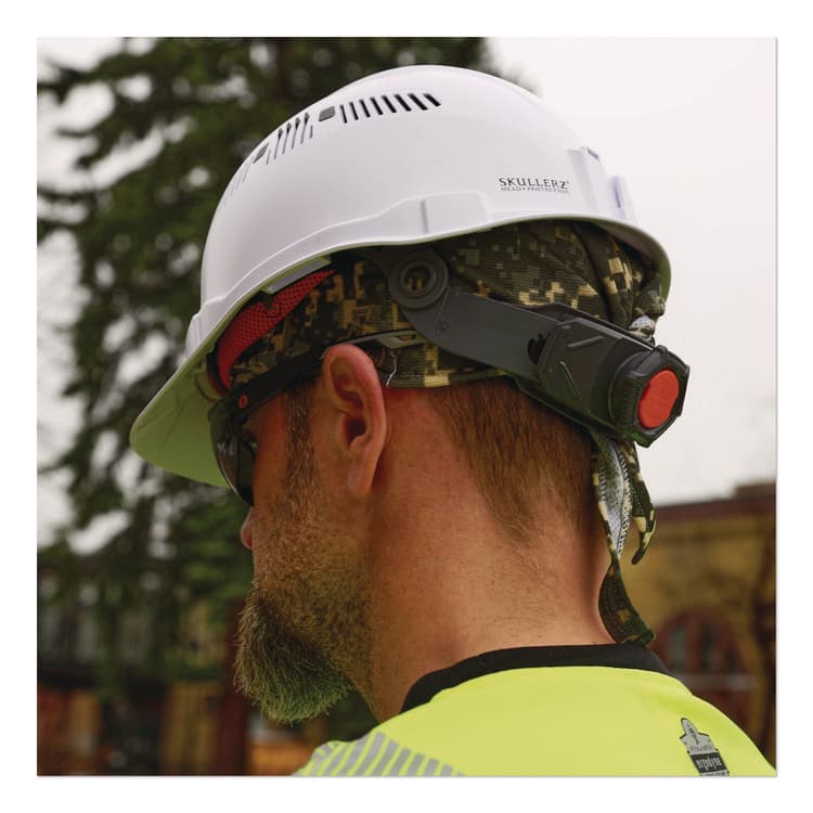 ERGODYNE CORPORATION Chill-Its 6615 High-Performance Bandana Doo Rag with Terry Cloth Sweatband, One Size Fits Most, Camo (EGO12478) thumbnail 4