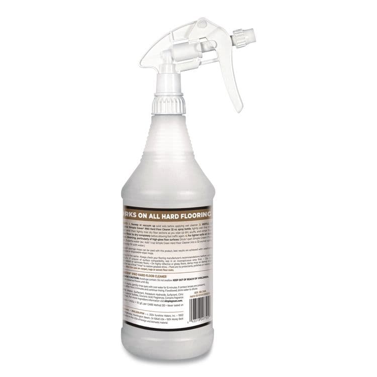 SUNSHINE MAKERS, . Pro Hard Floor Cleaner, Lemon Verbena Scent; 32 oz Spray Bottle, 12/Carton (SMP0505032) thumbnail 2
