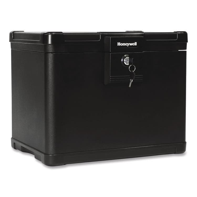 HONEYWELL ENVIRONMENTAL Molded Fire and Water File Chest, 16 x 12.6 x 13, 0.6 cu ft, Black (HWL1536) thumbnail 3