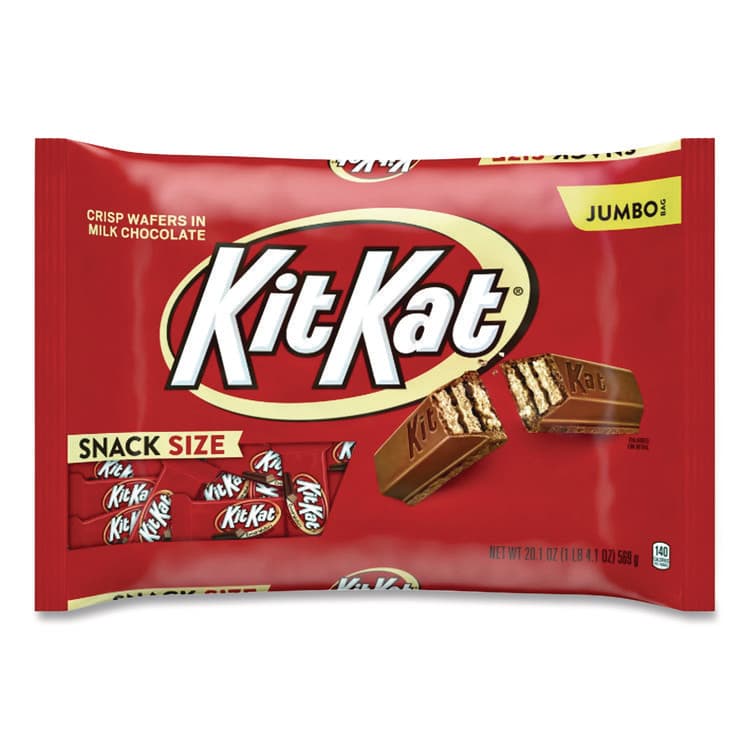THE HERSHEY COMPANY Snack Size, Crisp Wafers in Milk Chocolate, 20.1 oz Bag (KKT07668EA)