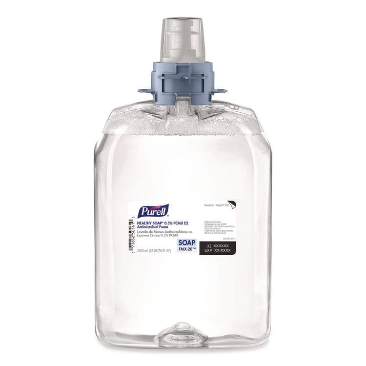GO-JO INDUSTRIES HEALTHY SOAP 0.5% PCMX E2 Antimicrobial Foam, Fragrance-Free, 2,000 mL, 2/Carton (GOJ528202CT) thumbnail 2