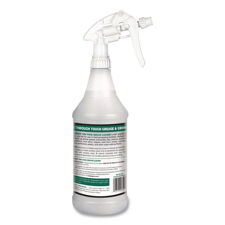 SUNSHINE MAKERS, . Pro Food Service Cleaner Ready-To-Use, 32 oz Spray Bottle, 12/Carton (SMP0601032) thumbnail 2