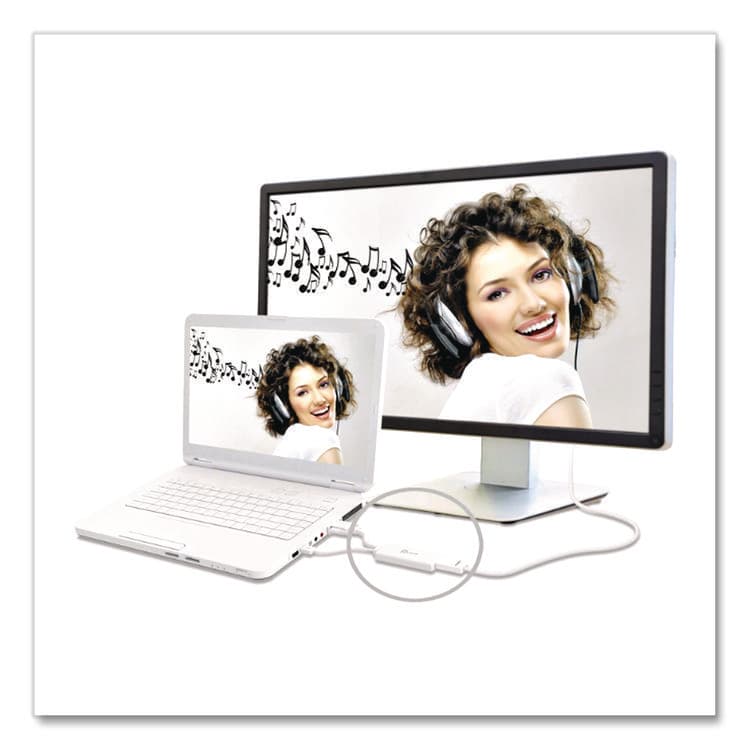 J5CREATE VGA to HDMI Video Audio Adapter, White (JCRJDA214) thumbnail 4