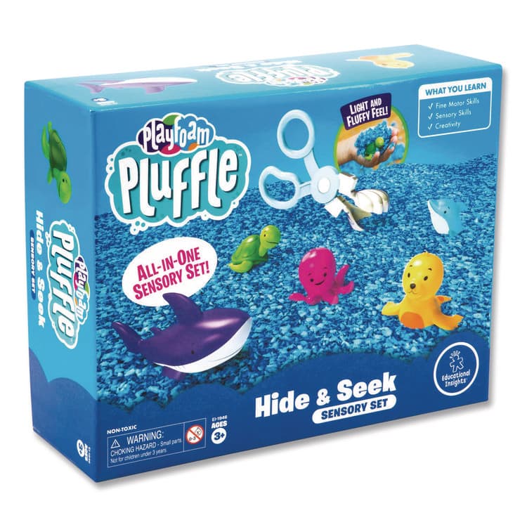 EDUCATIONAL INSIGHTS, Playfoam Pluffle Hide and Seek Sensory Set, Ages 3 to 7 (EII1946)