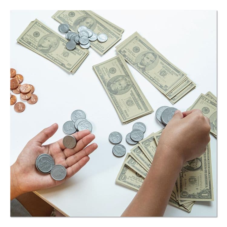 EDUCATIONAL INSIGHTS, Play Money Deluxe Set, Grades K to 4, 750 Pieces (EII3059) thumbnail 3