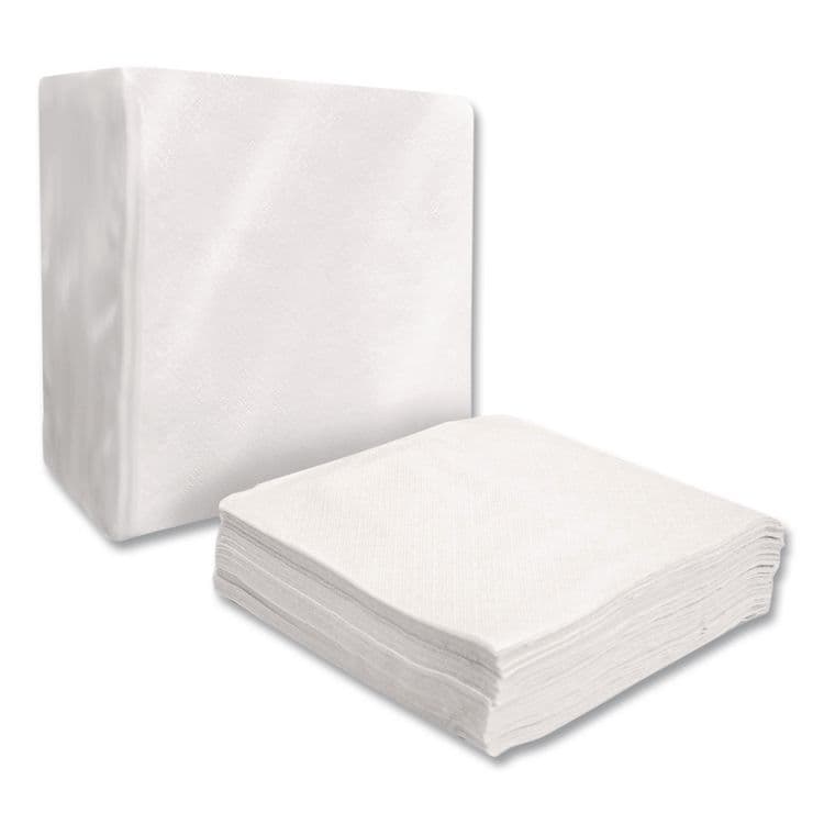 BOARDWALK Dinner Napkins, 1-Ply, 16" x 16", White, 250/Pack, 12 Packs/Carton (BWK1616NAPW) thumbnail 4