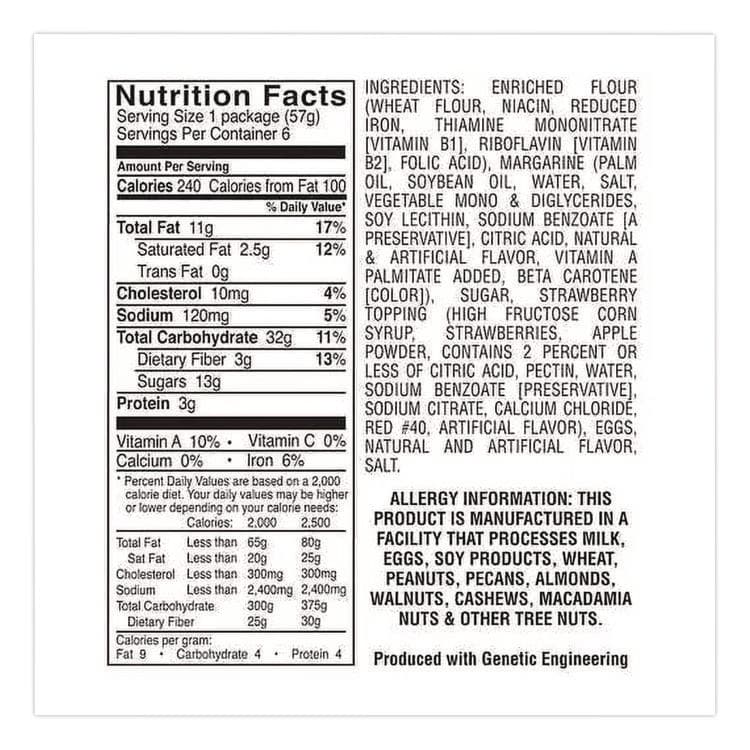 BISCOMERICA CORP. Premium Berry Jam Shortbread Cookies, Strawberry, 2 oz, 36/Carton (KNOBIS59637) thumbnail 2