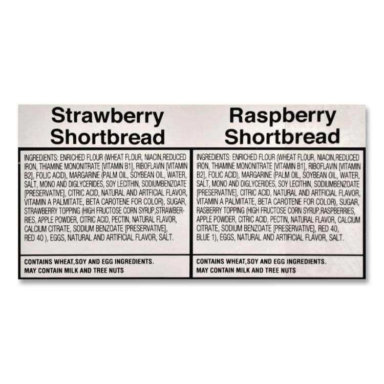 BISCOMERICA CORP. Premium Berry Jam Shortbread Cookies, Raspberry and Strawberry Variety, 2 oz Pack, 36 Packs/Carton (KNOBIS59638) thumbnail 2