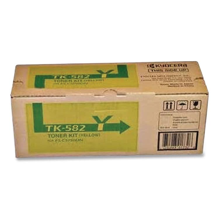 MITA TK582Y High-Yield Toner, 2,800 Page-Yield, Yellow (KYOTK582Y)