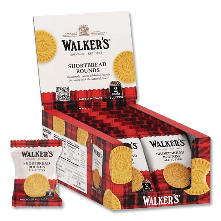 WALKERS SHORTBREAD LTD. Shortbread Highlanders, 1.4 oz, 18/Box (LAYWKR01176)