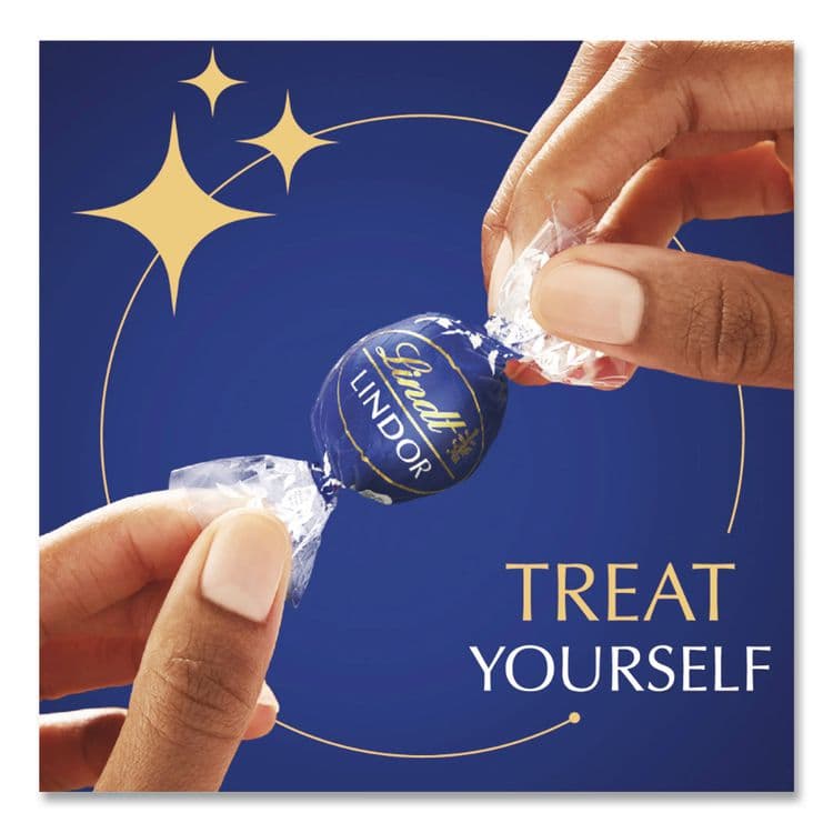 LINDT Lindor Dark Chocolate Truffles, 25.4 oz Box, 60/Box (LSPLAS3513) thumbnail 4
