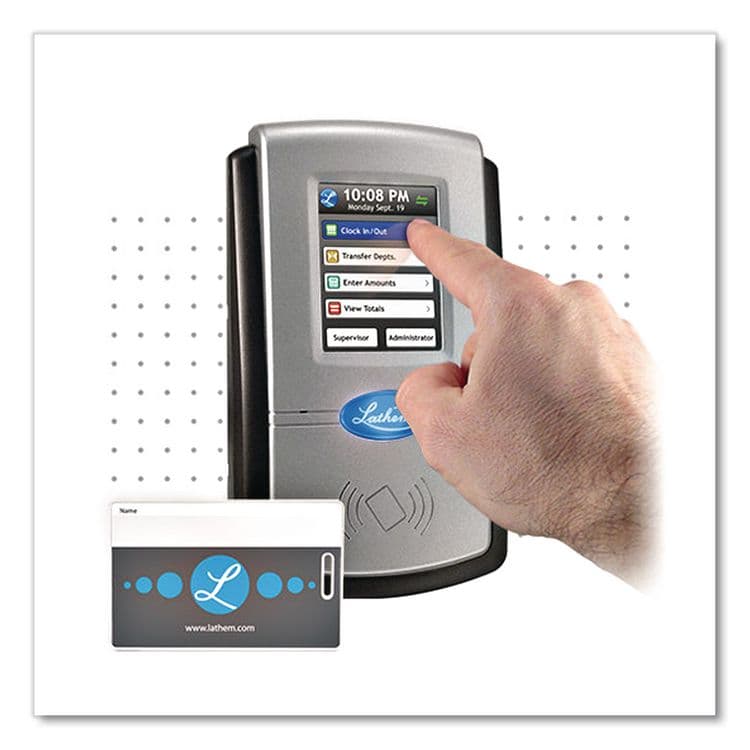 LATHEM TIME CORPORATION Proximity RFID Badges, 15/Pack (LTHRFBADGE) thumbnail 4