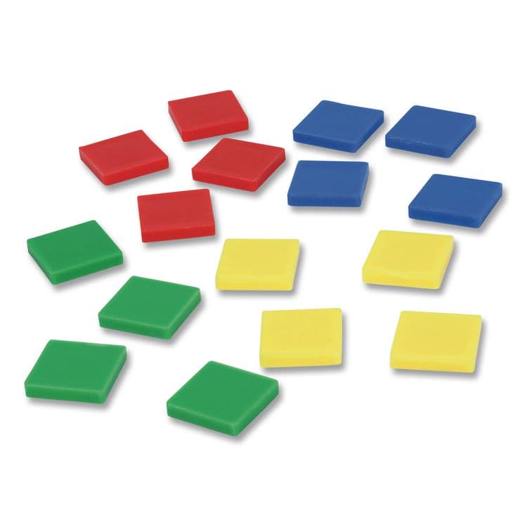 LEARNING RESOURCES Square Color Tiles, Pre-K to K, 400 Pieces (LRNLER0203) thumbnail 3
