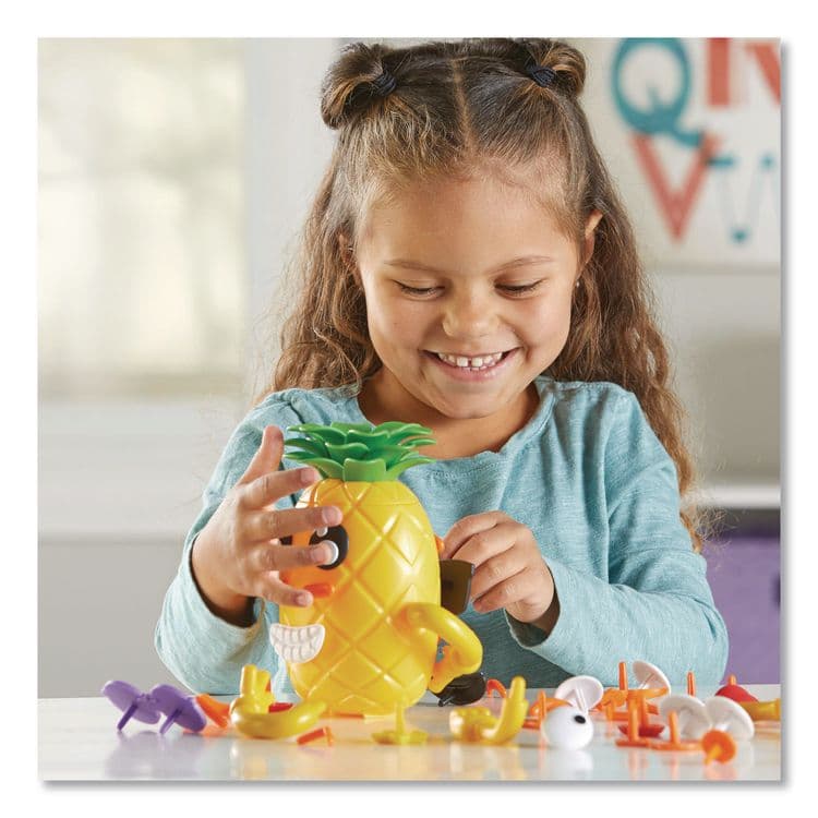 LEARNING RESOURCES Big Feelings Pineapple Deluxe Set, Ages 3 and Up, Yellow/Green/Orange, 50 Pieces (LRNLER6375) thumbnail 4