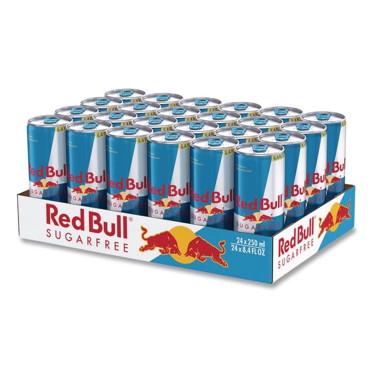 RED BULL GMBH Energy Drink, Sugar-Free, 8.4 oz Can, 24/Carton (RDB122114)