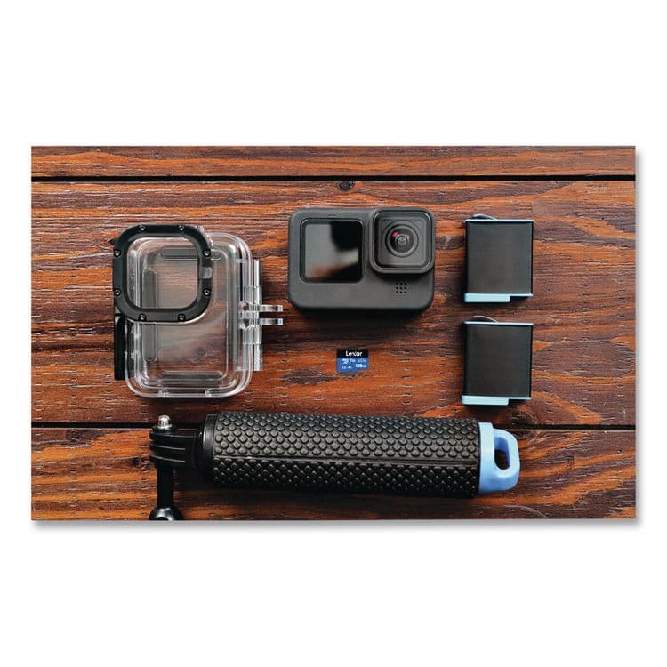 LEXAR MEDIA . High Performance BLUE Series microSDXC Memory Card with Adapter, UHS-I V30 U1 Class 10, 128 GB, 2/Pack (LXRLSDMI128B2U6) thumbnail 4