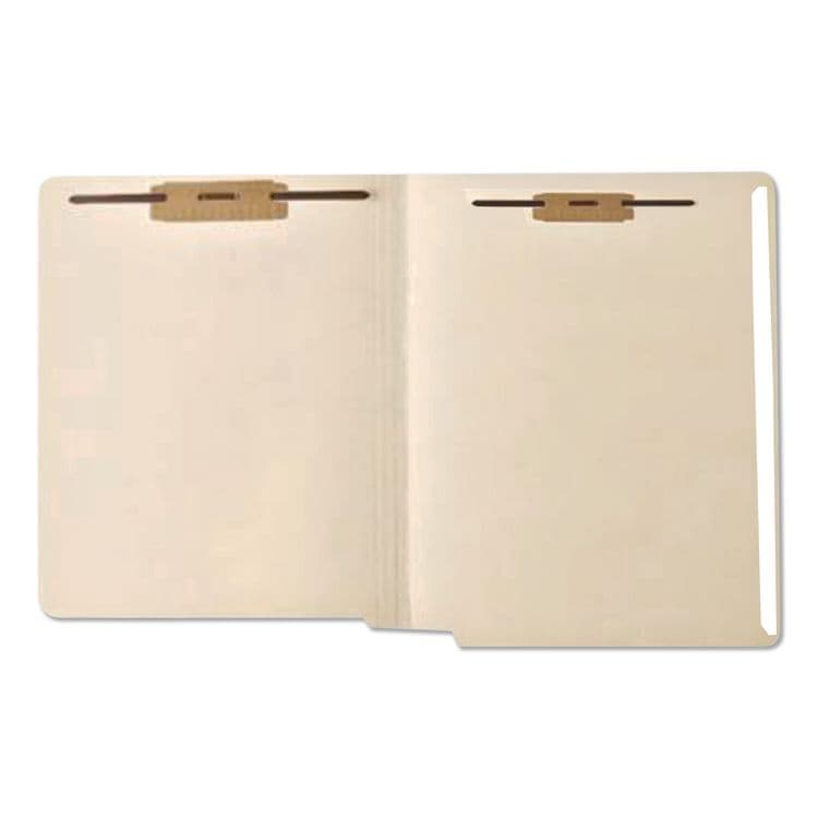 WESTERN STATES ENVELOPE CO Full Pocket End Tab Fastener Folders, Straight Tab, 2 Fasteners, Letter Size, Manila, 50/Box (MAQ31315) thumbnail 3