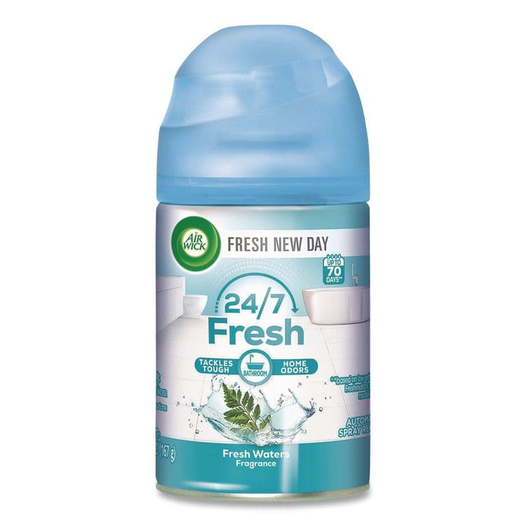 RECKITT BENCKISER Freshmatic Ultra Automatic Spray Refill, Fresh Waters, 5.89 oz Aerosol Spray (RAC79553EA)