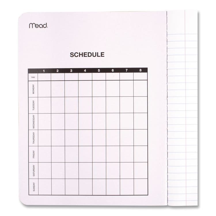 MEAD PRODUCTS Composition Book, Wide/Legal Rule, Black Cover, (100) 9.75 x 7.5 Sheets (MEA09910) thumbnail 4