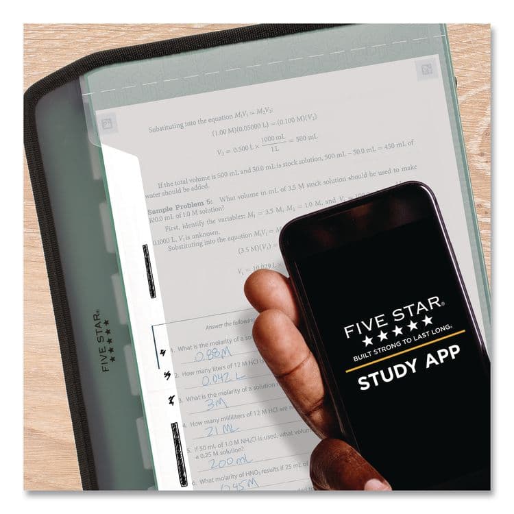 MEAD PRODUCTS Expanding File, 7.5" Expansion, 7 Sections, Zipper Closure, Letter Size, Randomly Assorted Colors (MEA350099) thumbnail 3