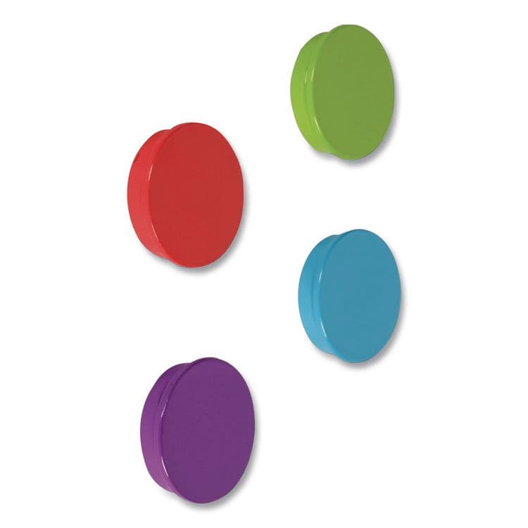 LEARNING RESOURCES Super Strong Magnets, Small, 1.5" Diameter, Assorted Colors, 4 Pieces (LRNLER2689) thumbnail 3