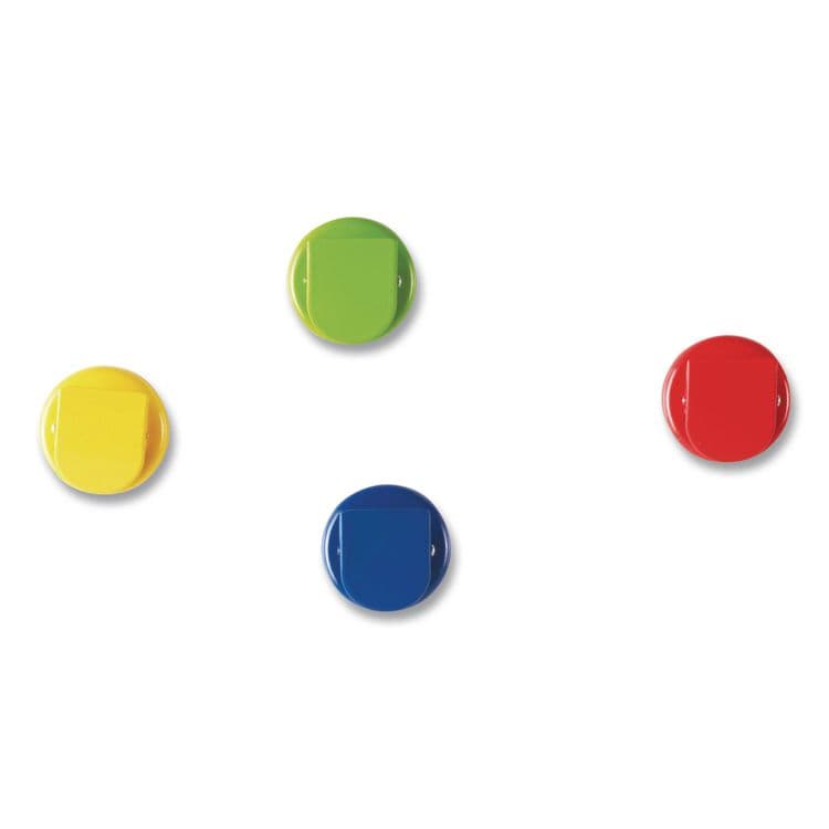 LEARNING RESOURCES Super Strong Magntic Clips, Small, 1.5" Diameter, Assorted Colors, 4 Pieces (LRNLER2692) thumbnail 2