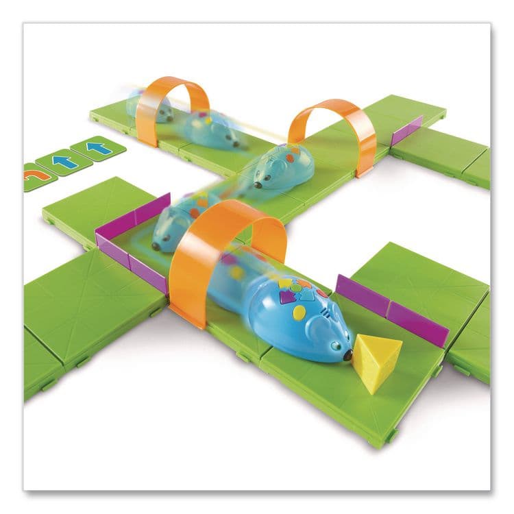 LEARNING RESOURCES Code and Go Robot Mouse Activity Set, Grades Pre-K to 3, 83 Pieces (LRNLER2831) thumbnail 3