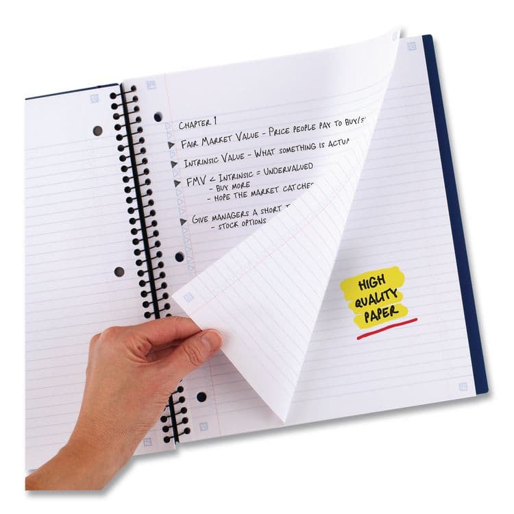 MEAD PRODUCTS Advance Wirebound Notebook, 3-Subject, Medium/College Rule, Randomly Assorted Cover Color, (150) 11 x 8.5 Sheets (MEA06324) thumbnail 4