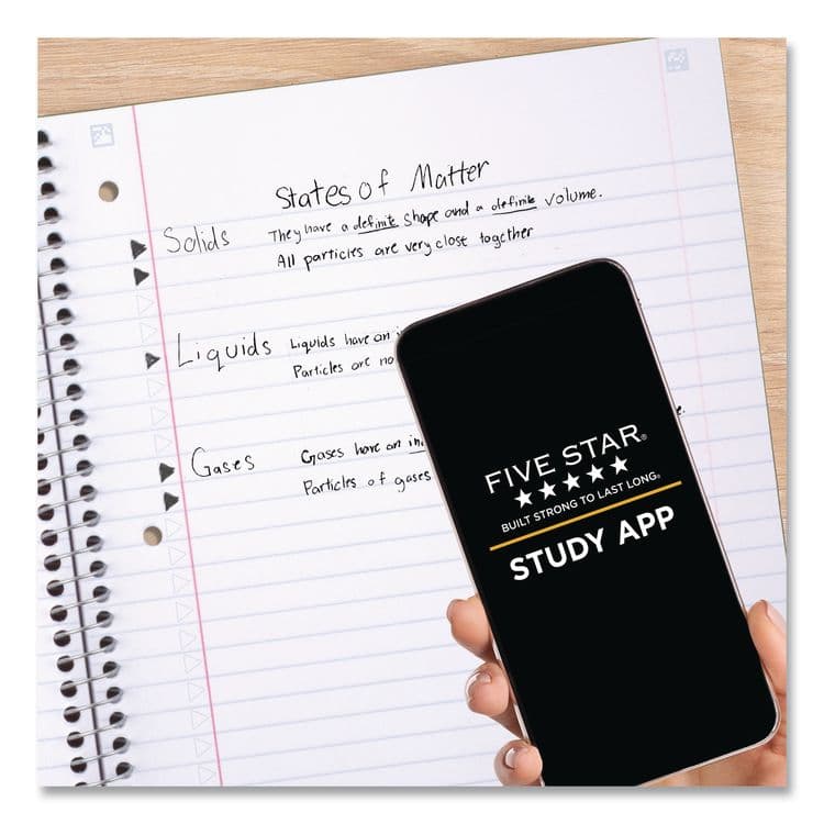 MEAD PRODUCTS Wirebound Notebook, 1-Subject, Wide/Legal Rule, Assorted Cover Colors, (100) 10.5 x 8 Sheets, 6/Pack (MEA38042) thumbnail 3