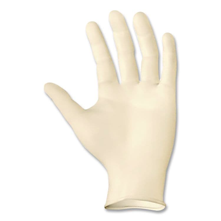 BOARDWALK Powder-Free Synthetic Examination Vinyl Gloves, X-Large, 5 mil Thick, 9.5" Long, Cream, 100/Box, 10 Boxes/Carton (BWK310XLCT) thumbnail 3