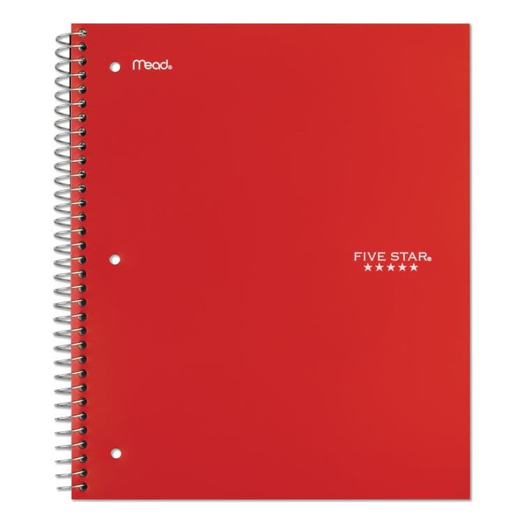 MEAD PRODUCTS Wirebound Notebook, 1-Subject, Wide/Legal Rule, Randomly Assorted Cover Color, (100) 10.5 x 9.18 Sheets (MEA05200)