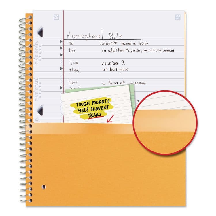 MEAD PRODUCTS Wirebound Notebook, 1-Subject, Wide/Legal Rule, Black Cover, (100) 10.5 x 8.63 Sheets (MEA930010A) thumbnail 4