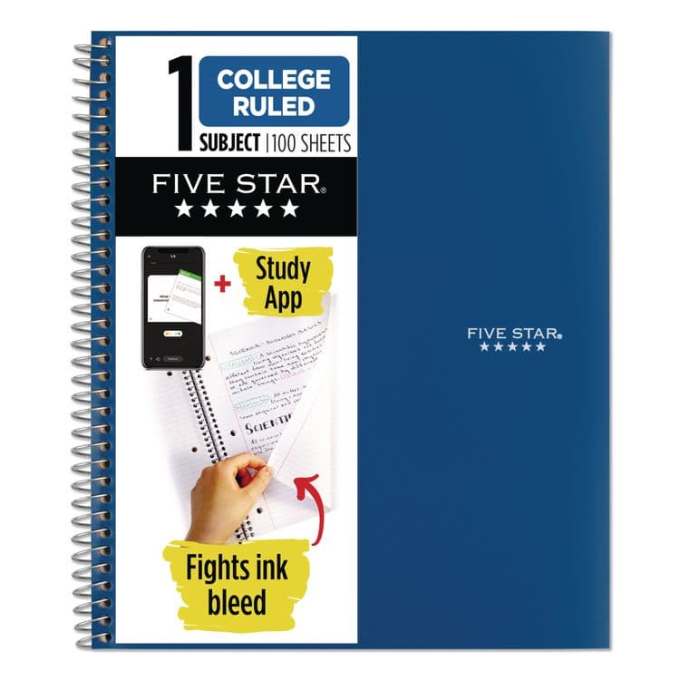 MEAD PRODUCTS Wirebound Notebook, 1-Subject, Medium/College Rule, Blue Cover, (100) 11 x 9.13 Sheets (MEA820002NH0)