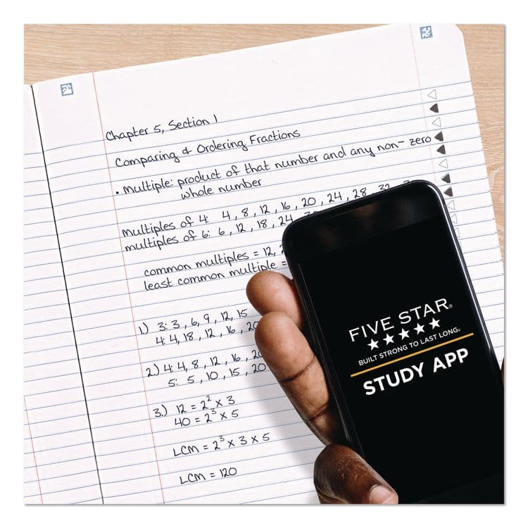 MEAD PRODUCTS Composition Book, Medium/College Rule, Randomly Assorted Cover Color, (80) 9.75 x 7.5 Sheets (MEA850065) thumbnail 3